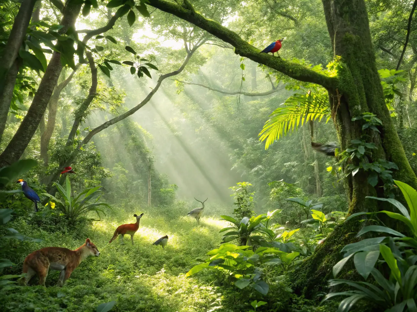 A photograph showcasing wildlife conservation efforts, such as habitat restoration or species monitoring, highlighting the organization's commitment to protecting local biodiversity.